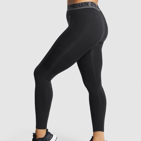 Gymshark Pants - Gym Shark Fit Seamless Black Legging Size XS